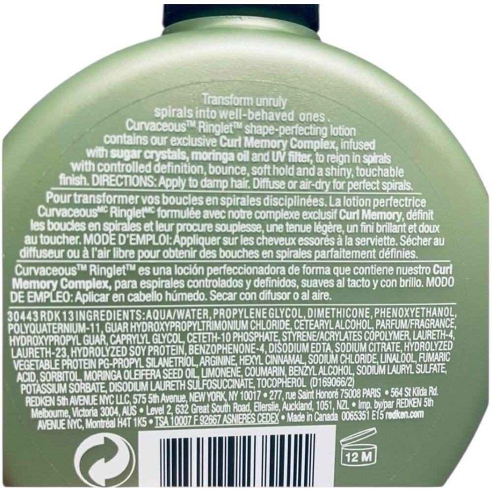 Redken Curvaceous for Spirals Ringlet 6 oz. Discontinued Original Formula NEW - Picture 5 of 11